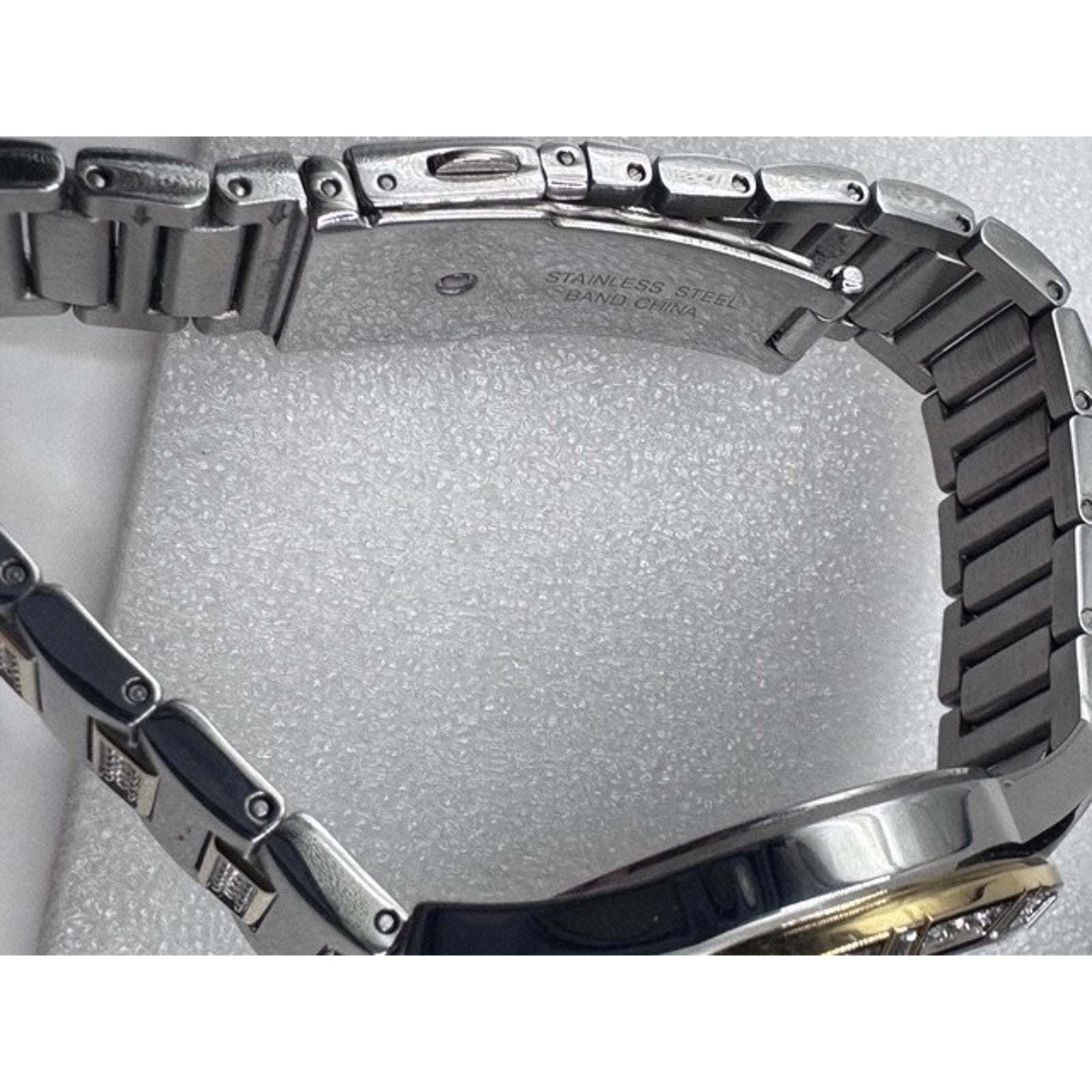 Citizen Eco-Drive Ladies Watch Two-Tone Stainless Steel Crystal Accents