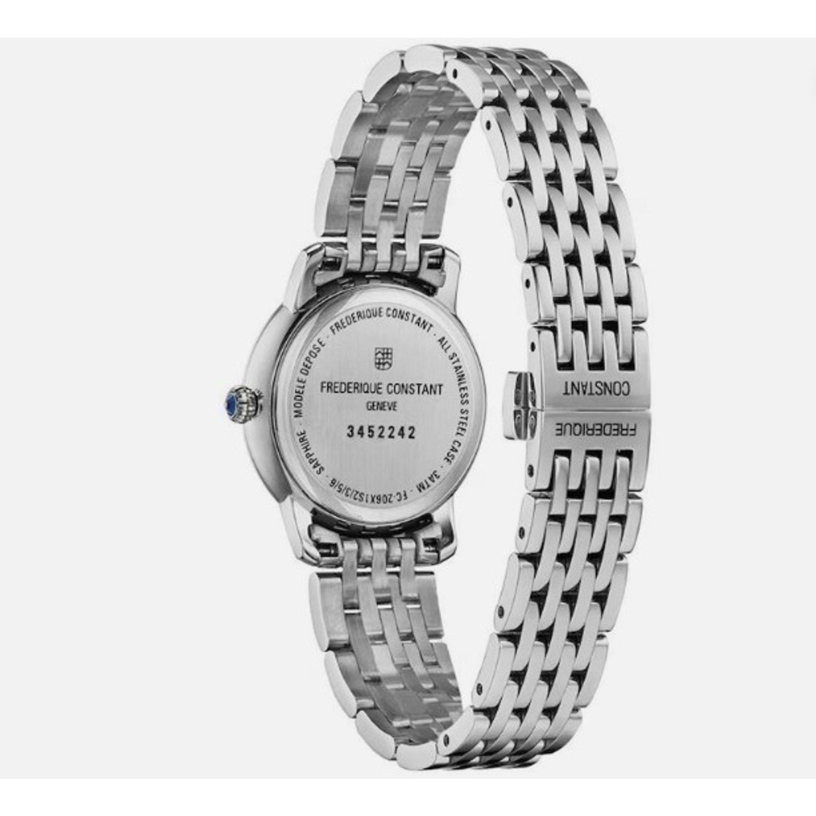 Frederique Constant Slimline Women's watch FC-220MPBD1S26B Brand NEW