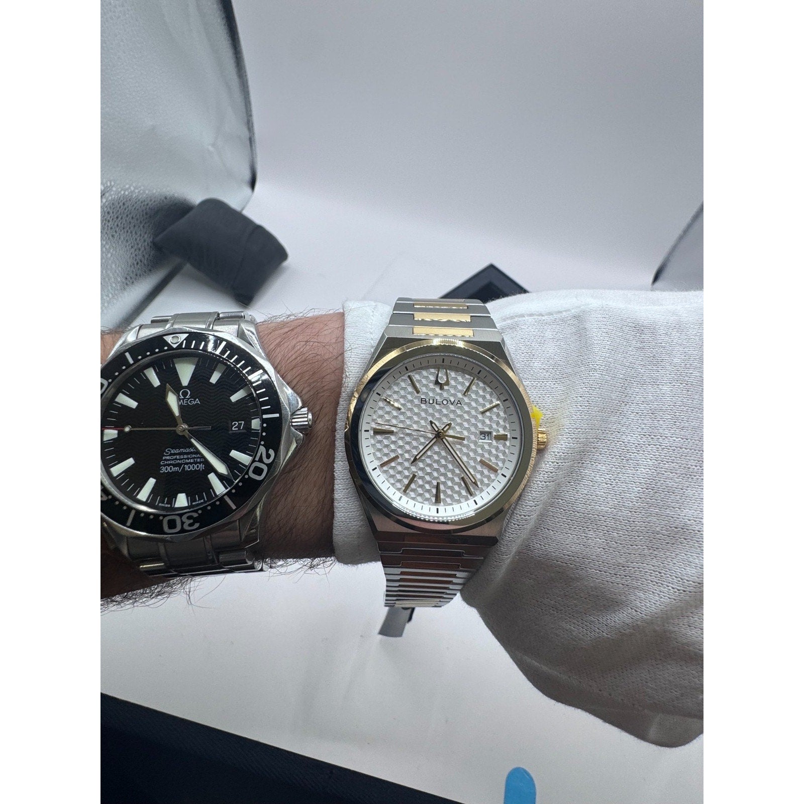Bulova Classic Two-Tone Stainless Steel Quartz Men's Watch 98B424 MSRP $399