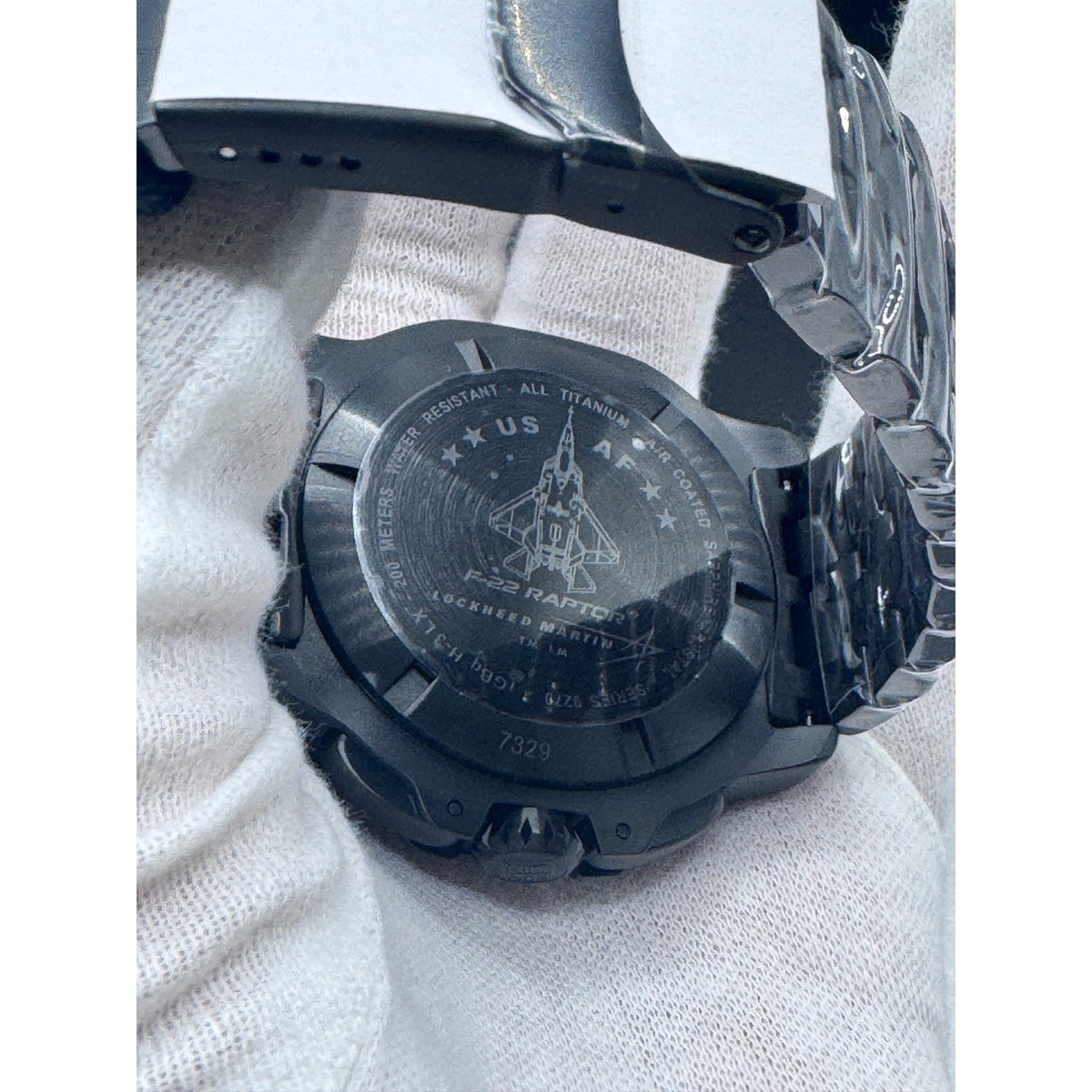 NEW Luminox F-22 Raptor Black Titanium Men's Quartz Watch XA.9272