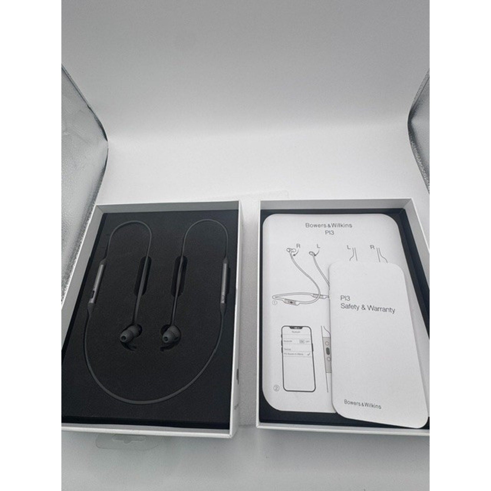 NEW Bowers & Wilkins PI3 Bluetooth In-Ear Headphones Space Gray