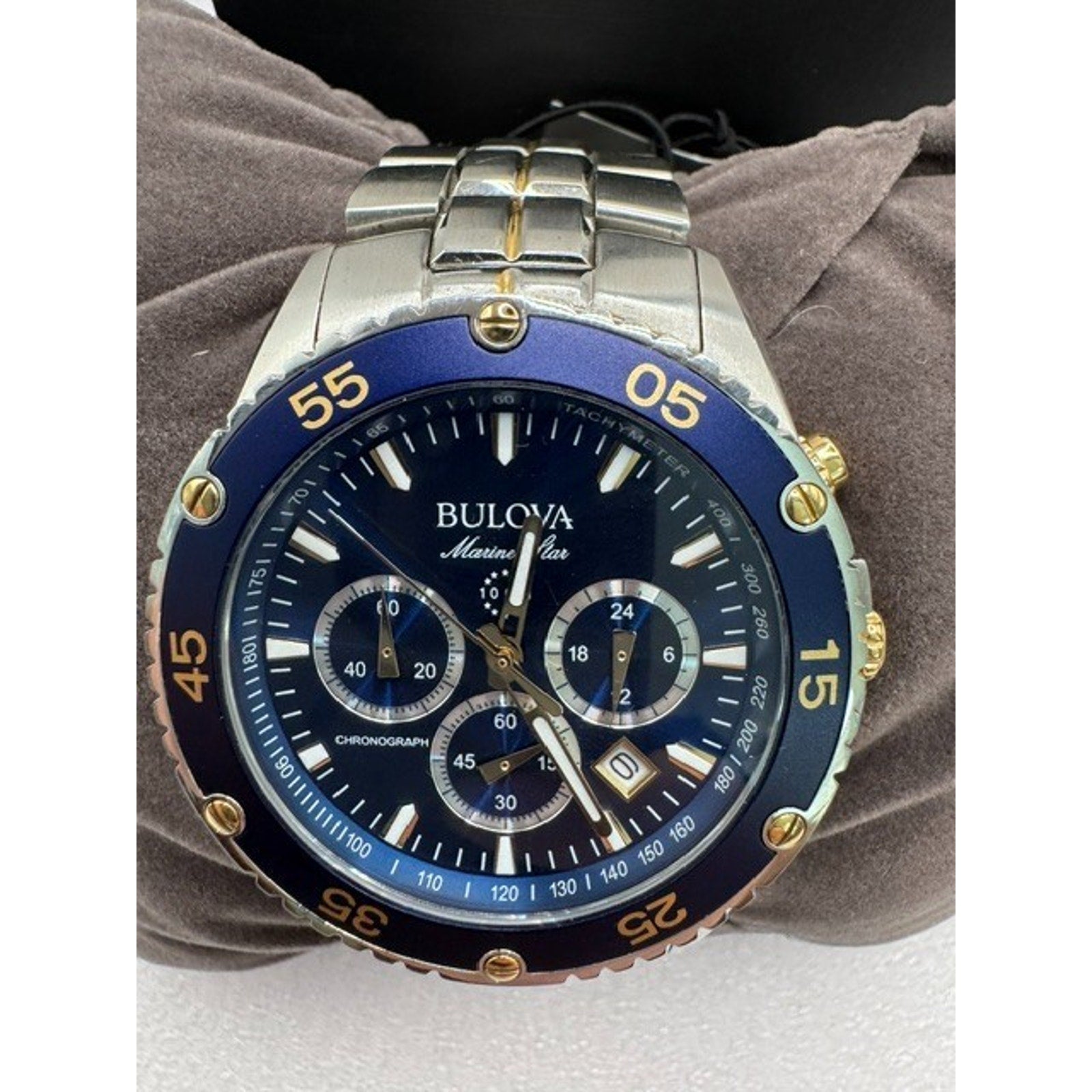 FB special for John Bulova Men's Marine Star Two-Tone Watch 98B400 (Copy)