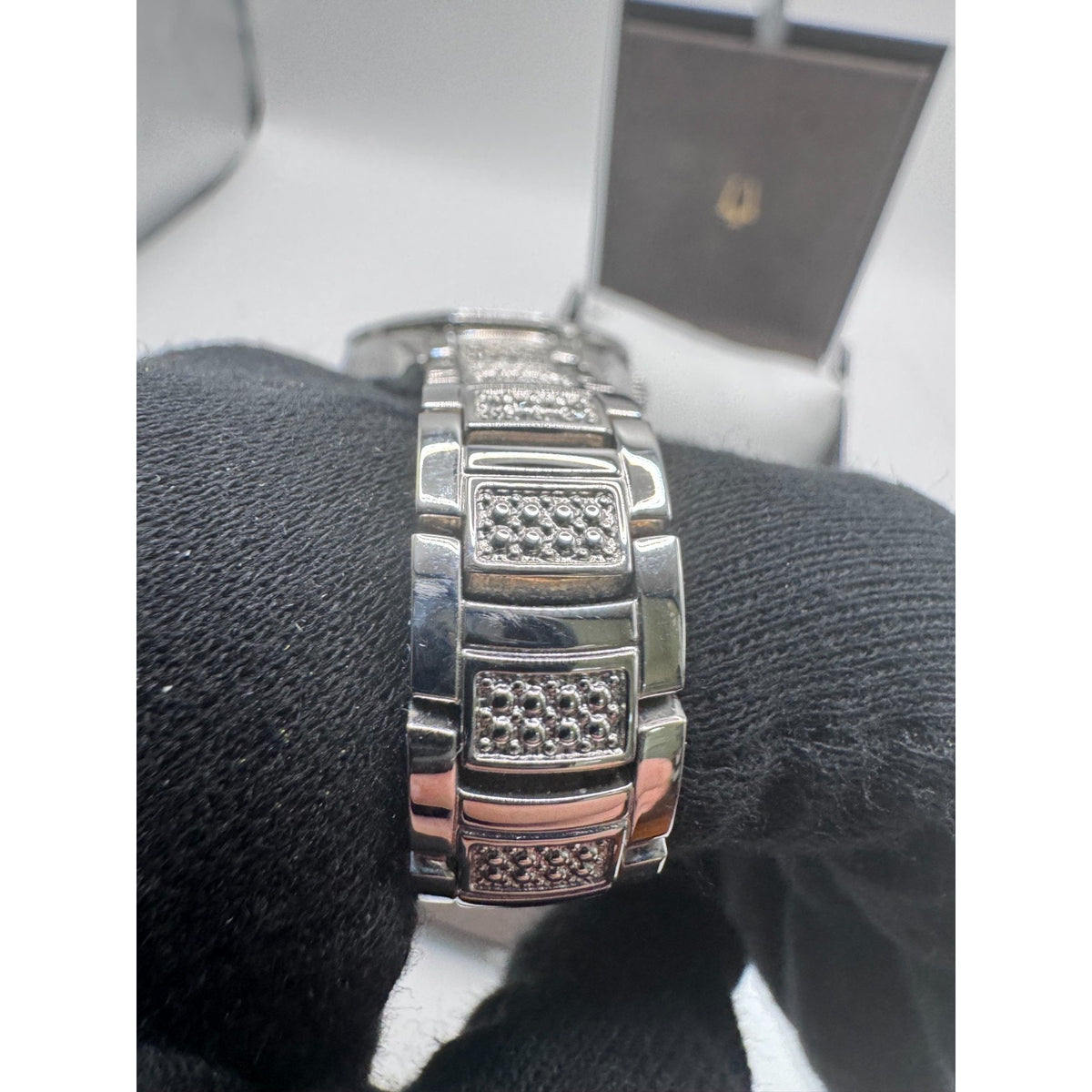 Bulova Women's Crystal MOP Dial Quartz Watch 96L311