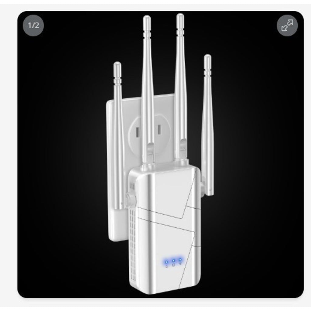 SEALED NEW Secure WiFi Repeater for Home, 1 Tap Setup 300mbps