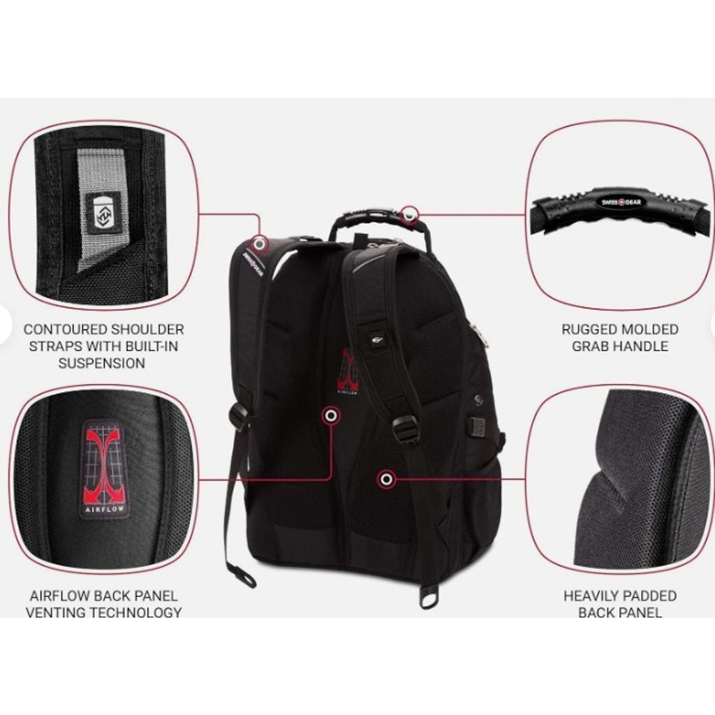 NEW w Tags TSA-Approved 1900 Scansmart 17" Laptop Backpack Black, 19-Inch Design
