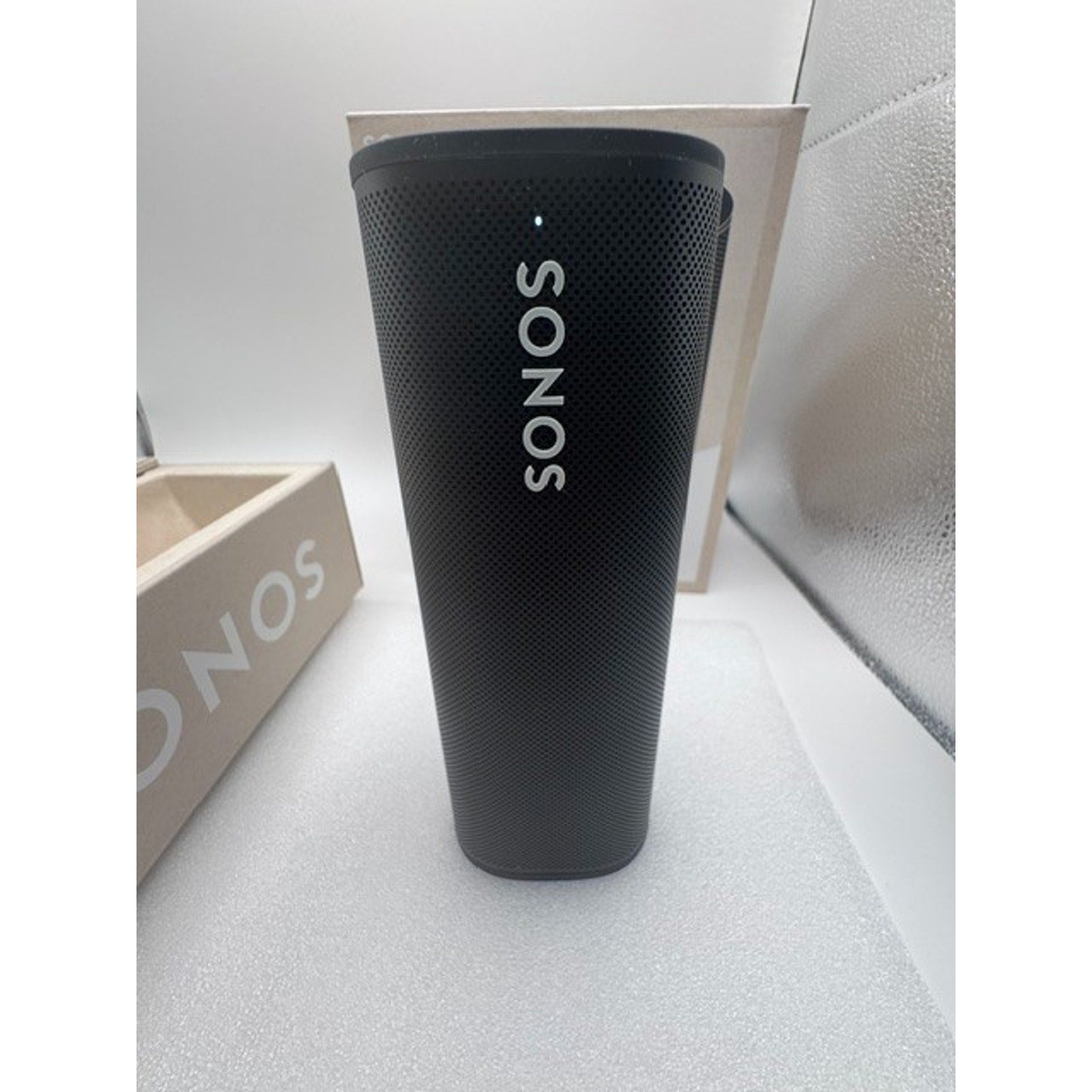 Sonos Roam & Wireless Charger Set New, Portable Smart Speaker, Bluetooth & WiFi