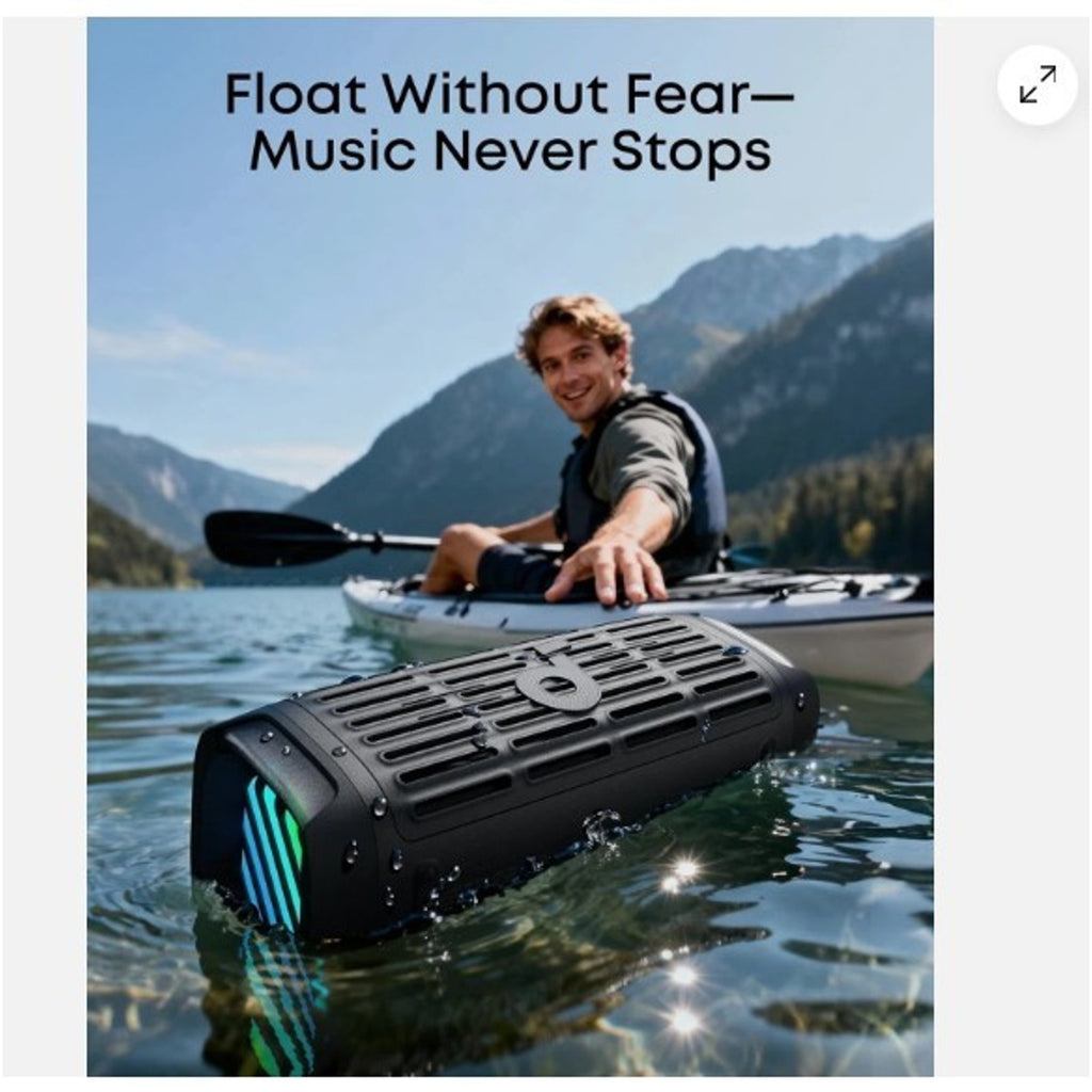Soundcore Boom 3i by Anker,Compact Outdoor Speaker,IP68 Waterproof,Bluetooth