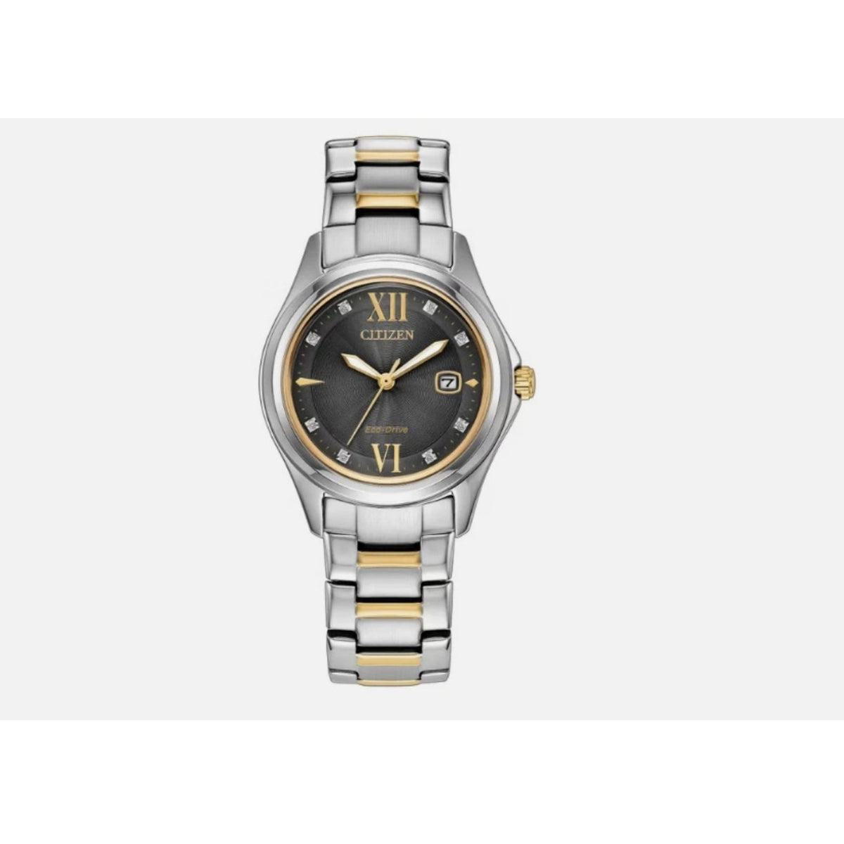 Citizen Eco Drive Gemmed MOP Dial Classic 30mm Women's Quartz Watch FE1136-59H