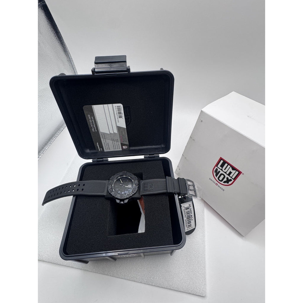 LUMINOX Men Analog Quartz Casual Watch Sport Military Dress Black Dial Waterproo