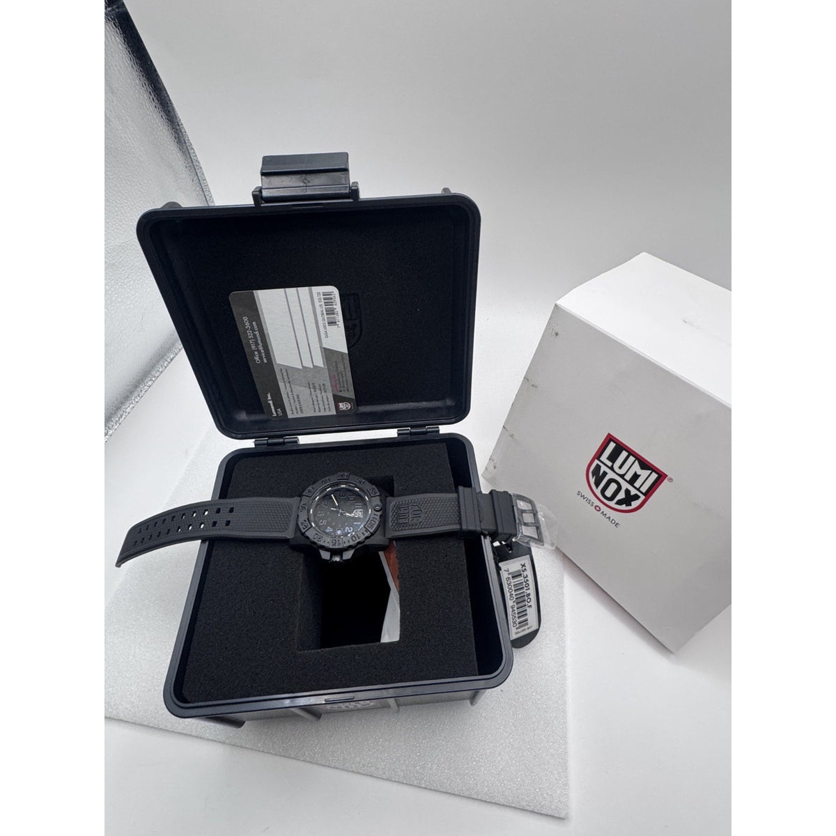 LUMINOX Men Analog Quartz Casual Watch Sport Military Dress Black Dial Waterproo