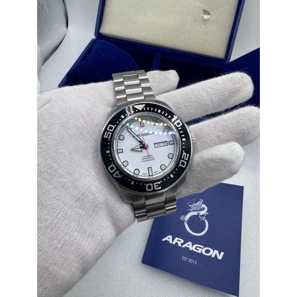 Aragon A054WHT Divemaster NH36A 50mm