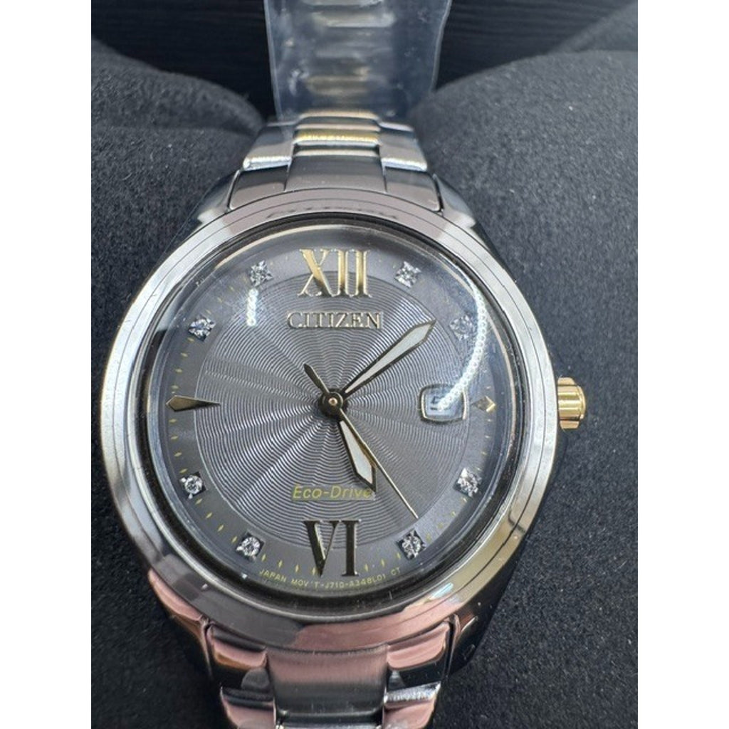 Citizen Eco Drive Gemmed MOP Dial Classic 30mm Women's Quartz Watch FE1136-59H