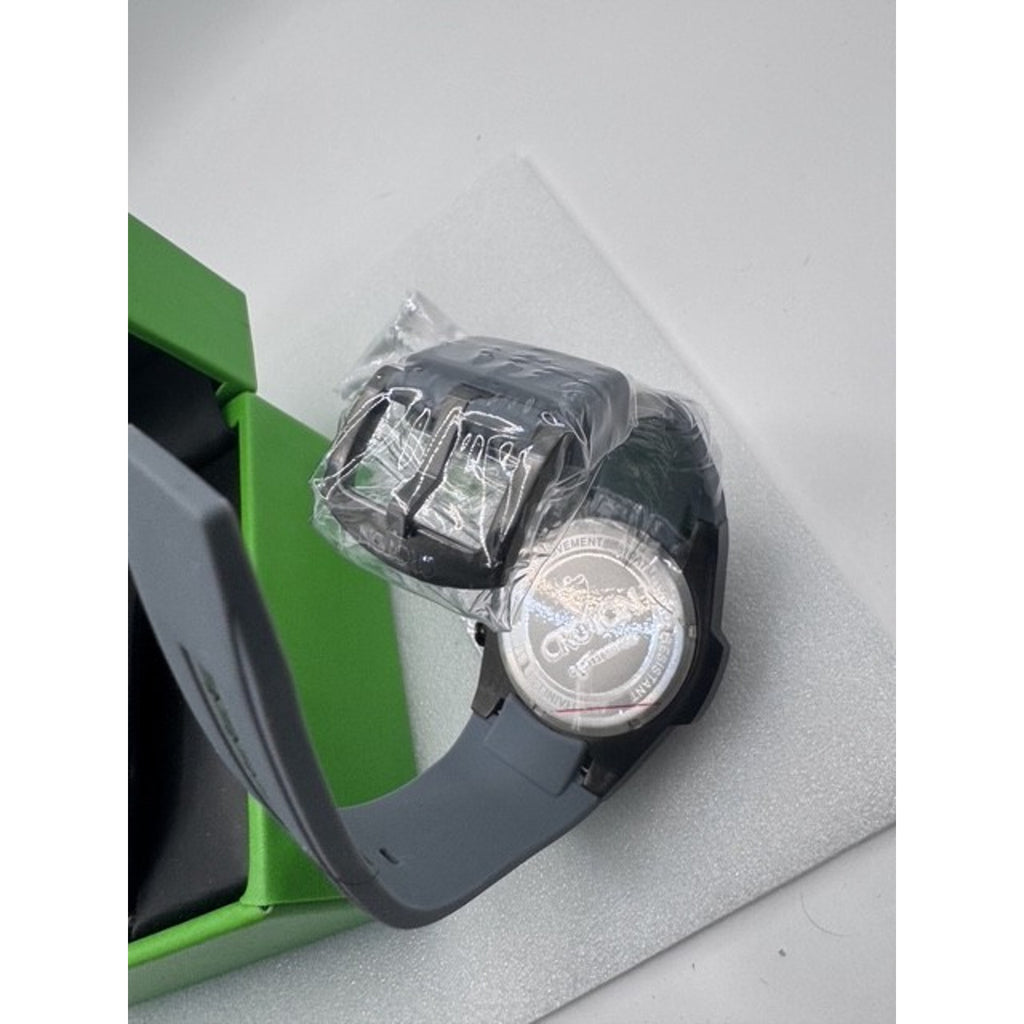 Croton Skeleton Chronograph Style Watch – Neon Accents – Brand New w/ Box