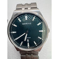 Bering Titanium Green Dial Men's Quartz Watch, 41mm 16141-708