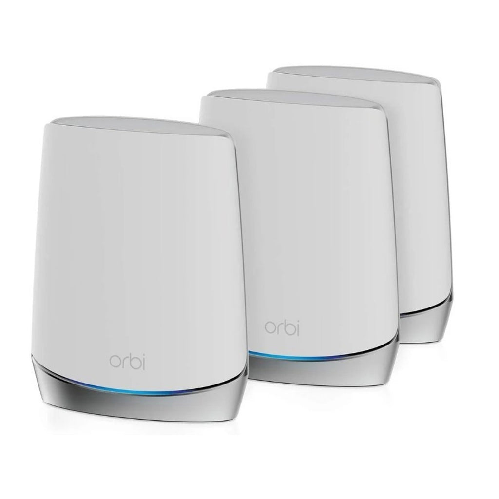 NETGEAR Orbi AX4200 Dual-Band Mesh Router w/ 2 Satellites White/Silver Open Box