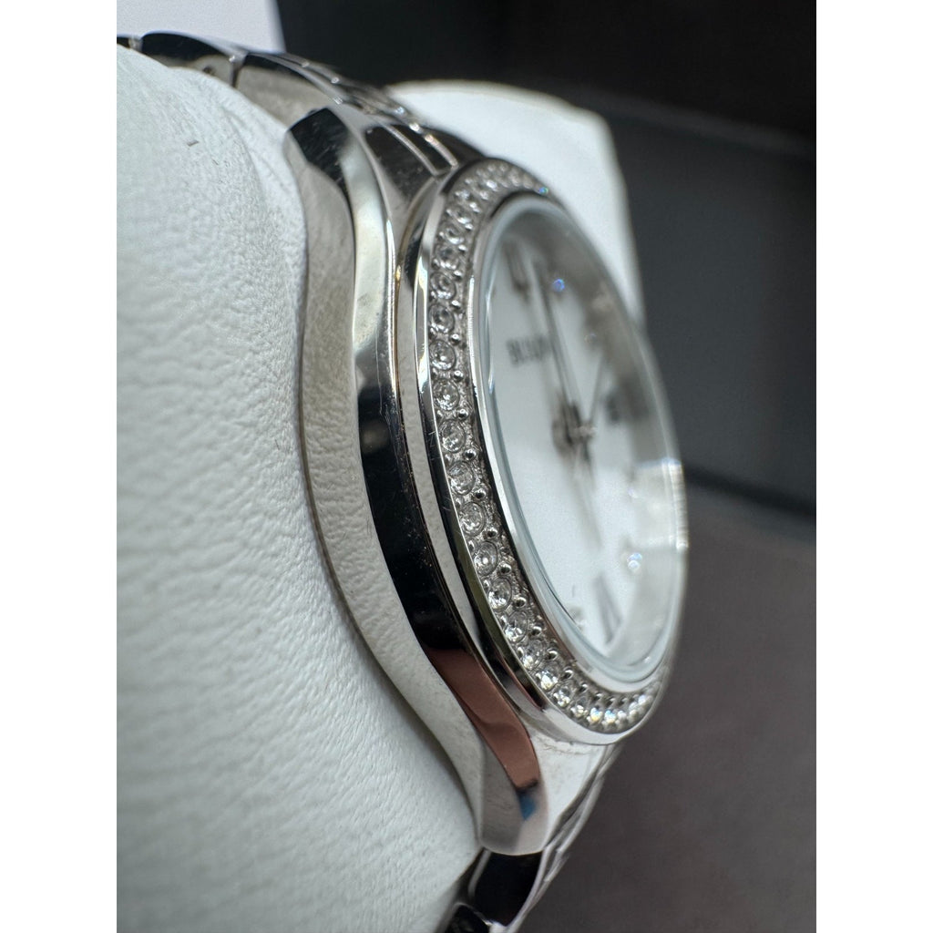 Bulova Women's Crystal MOP Dial Quartz Watch 96L311