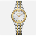 Citizen Ladies Silhouette Two-Tone Diamond Eco-Drive Watch EM1014-50A
