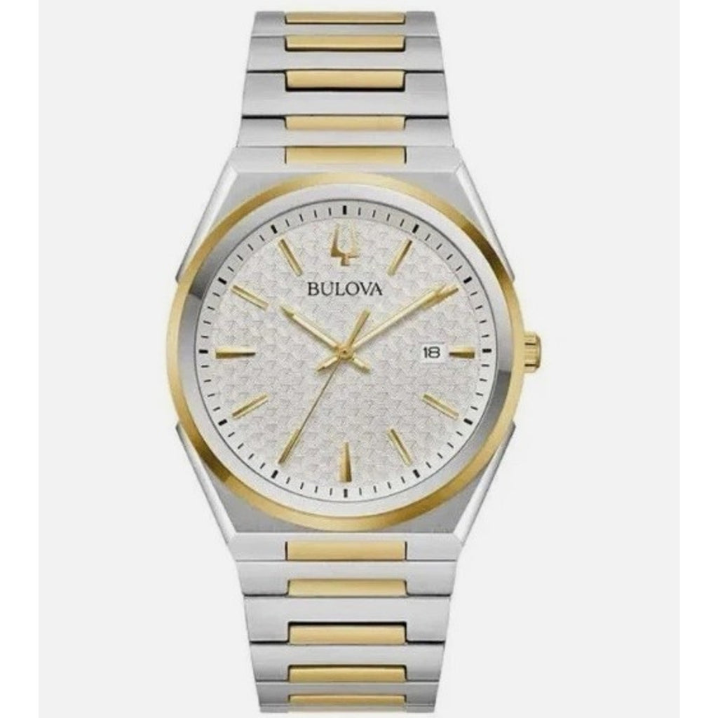 Bulova Classic Two-Tone Stainless Steel Quartz Men's Watch 98B424 MSRP $399