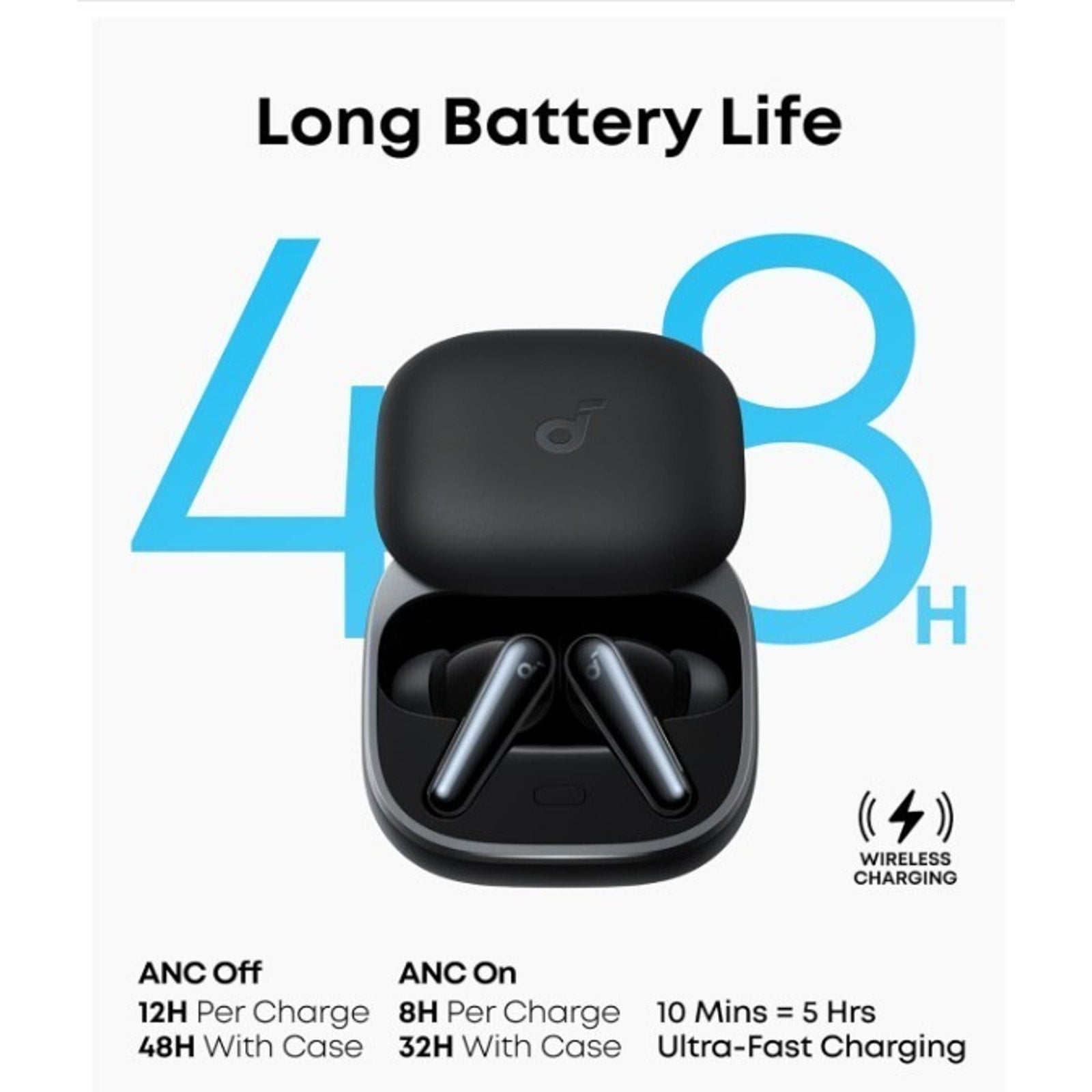 NEW SEALED Anker Soundcore Liberty 5 Noise Cancelling Earbuds Black