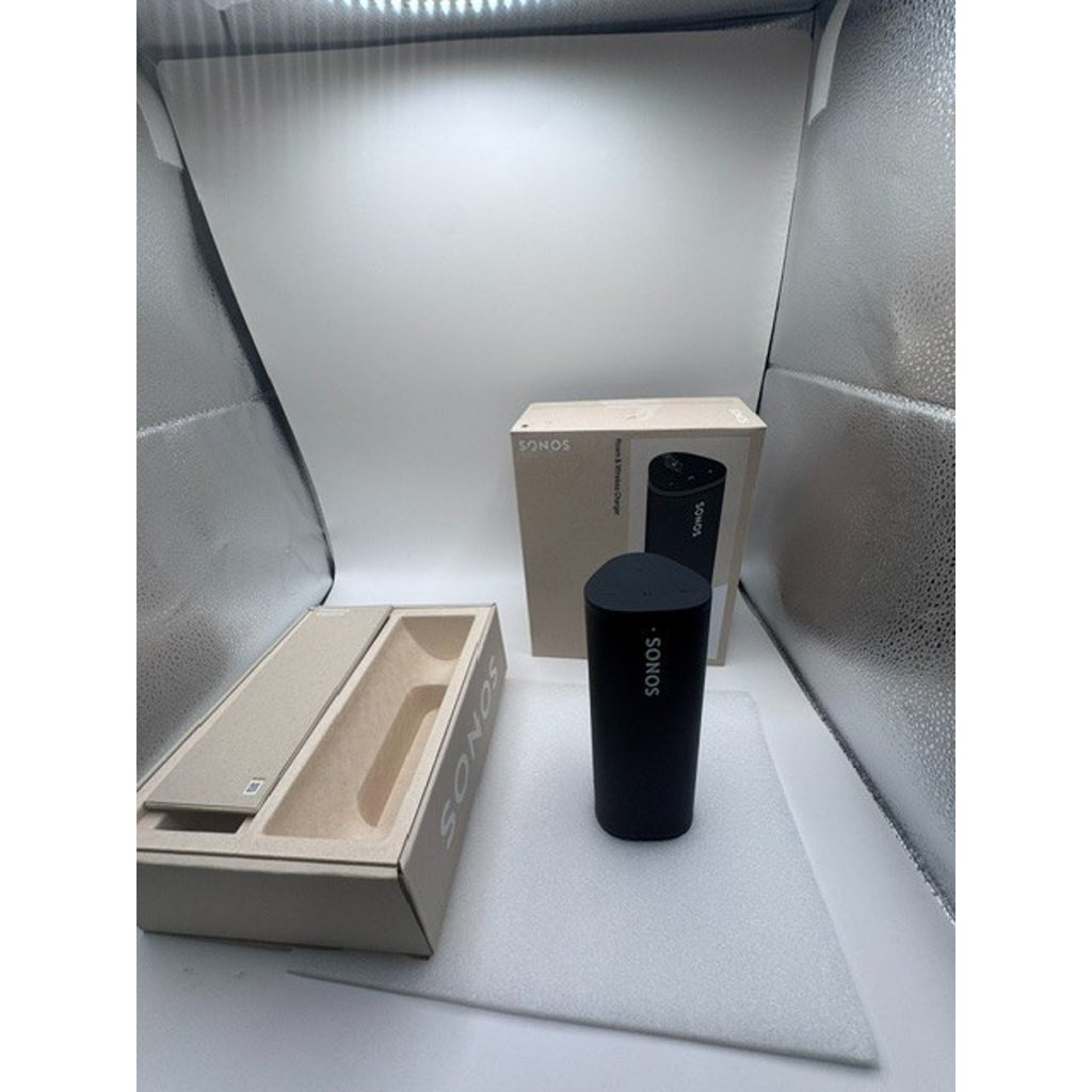 Sonos Roam & Wireless Charger Set New, Portable Smart Speaker, Bluetooth & WiFi