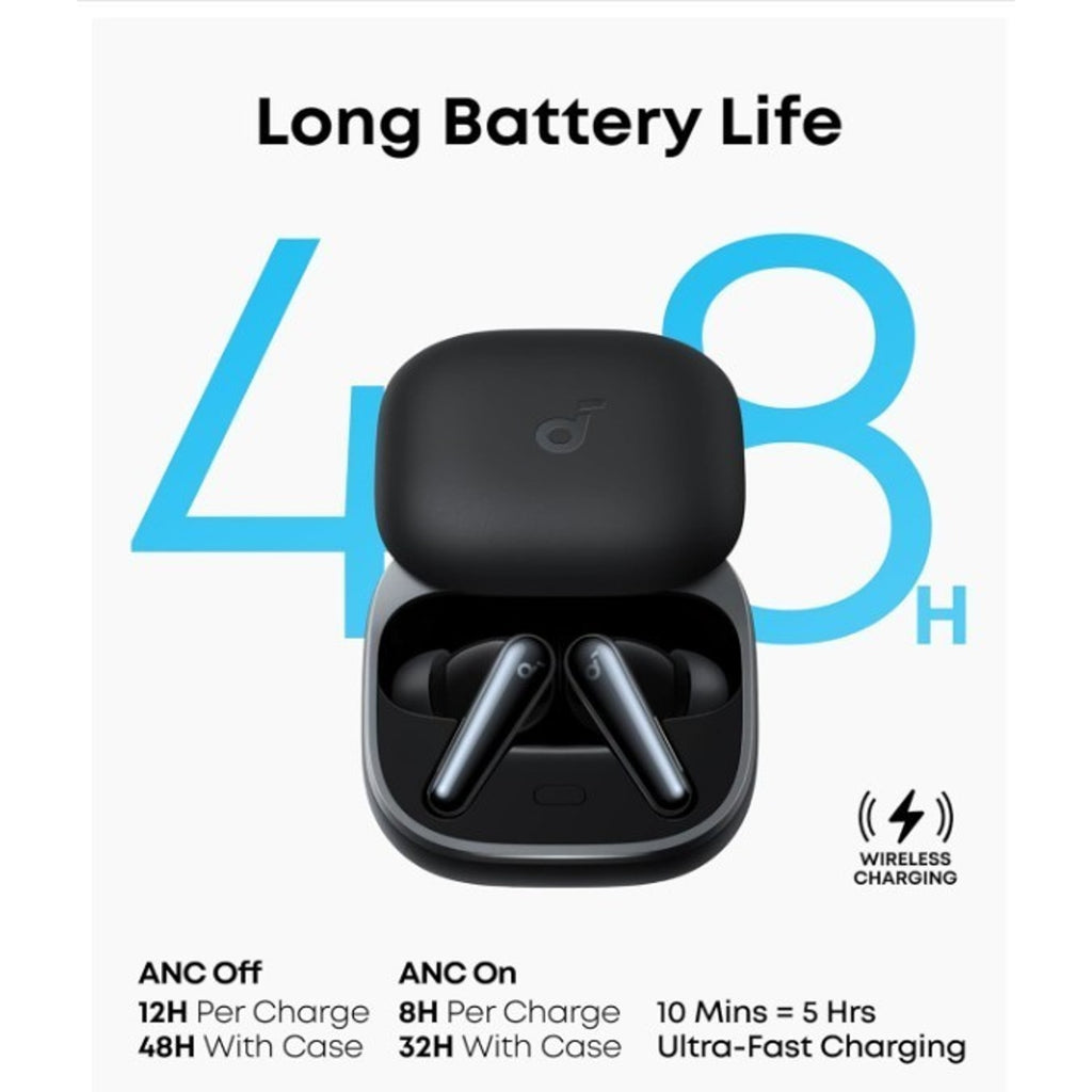 NEW Anker Soundcore Liberty 5 Noise Cancelling Earbuds Black