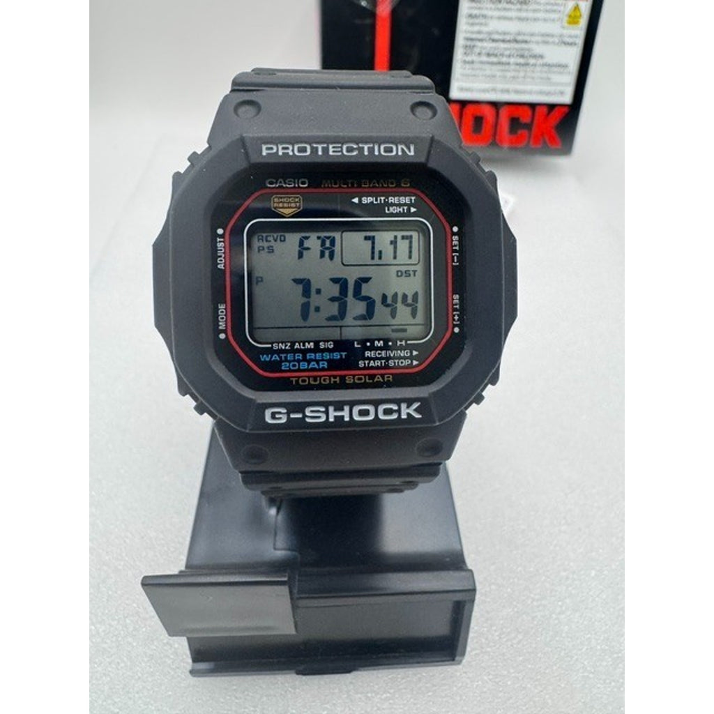Casio G-Shock GW-M5610U-1 Men's Solar Black Resin Sport Watch