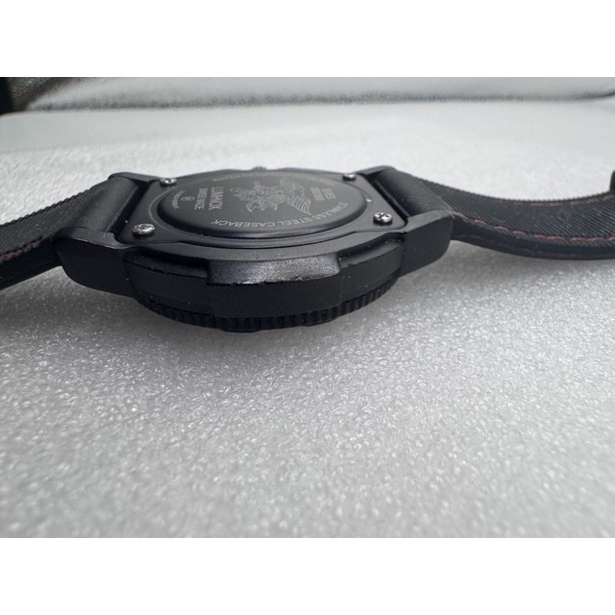 Luminox Navy SEAL 3000/3900 V3 Swiss Quartz 200M Black Dive Watch Orange dial