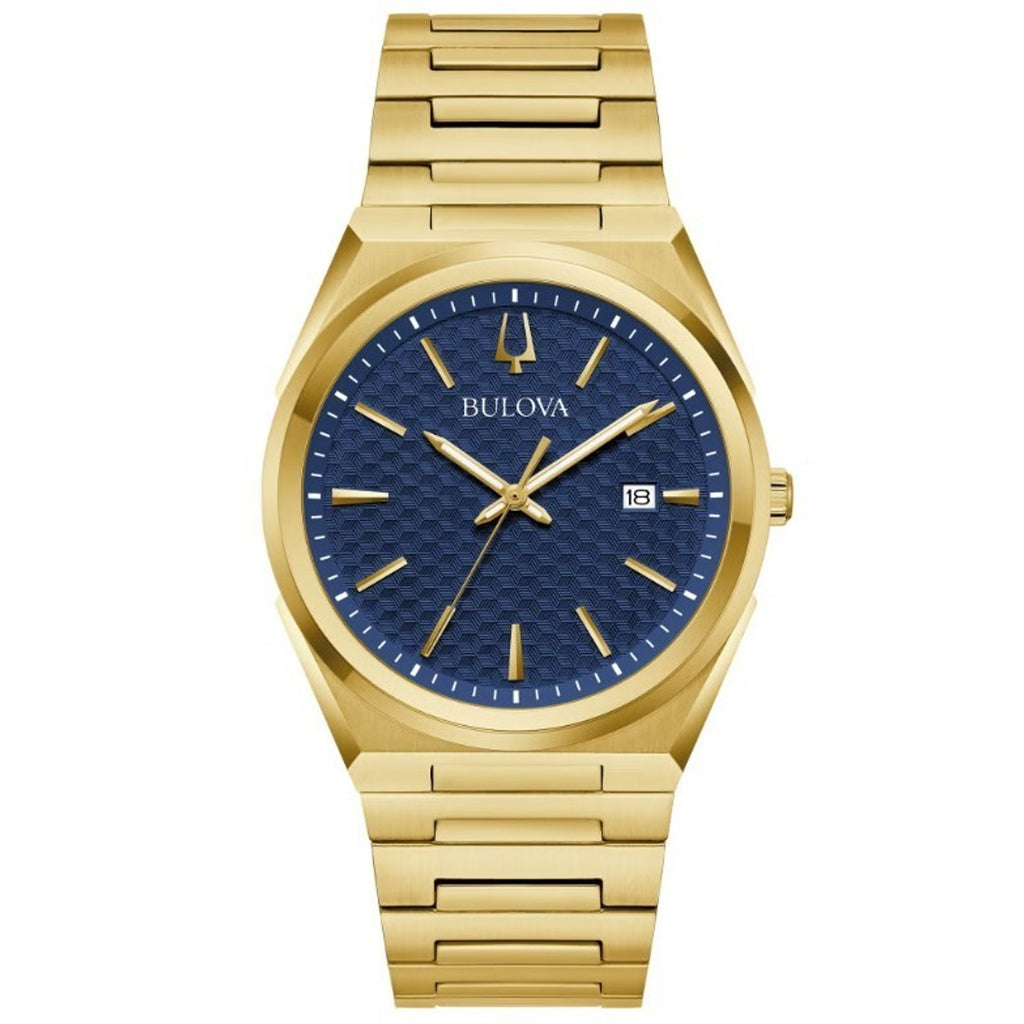 Bulova Classic Gold Stainless Steel Quartz Men's Watch 39mm 97B233 MSRP $425