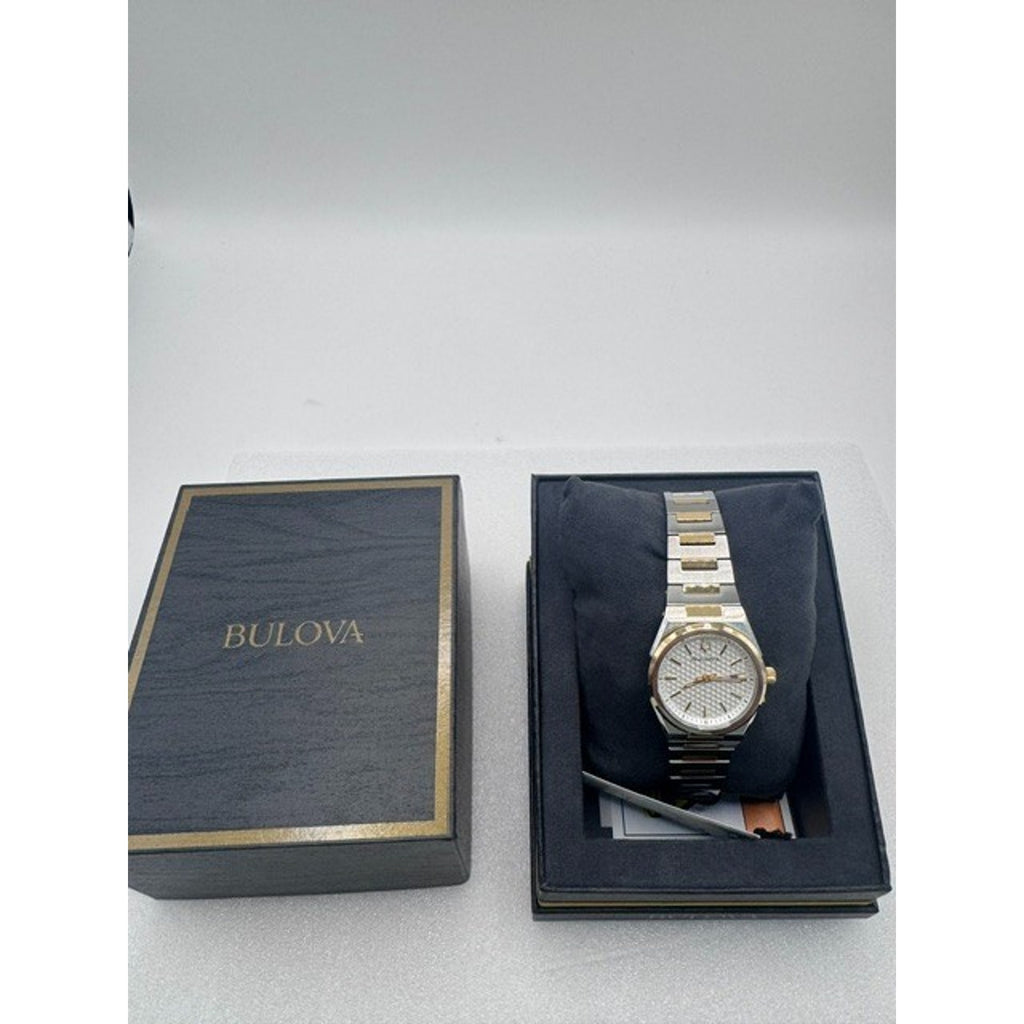 NEW Bulova Women's Classic Two-Tone Stainless Steel Quartz Watch 98L323