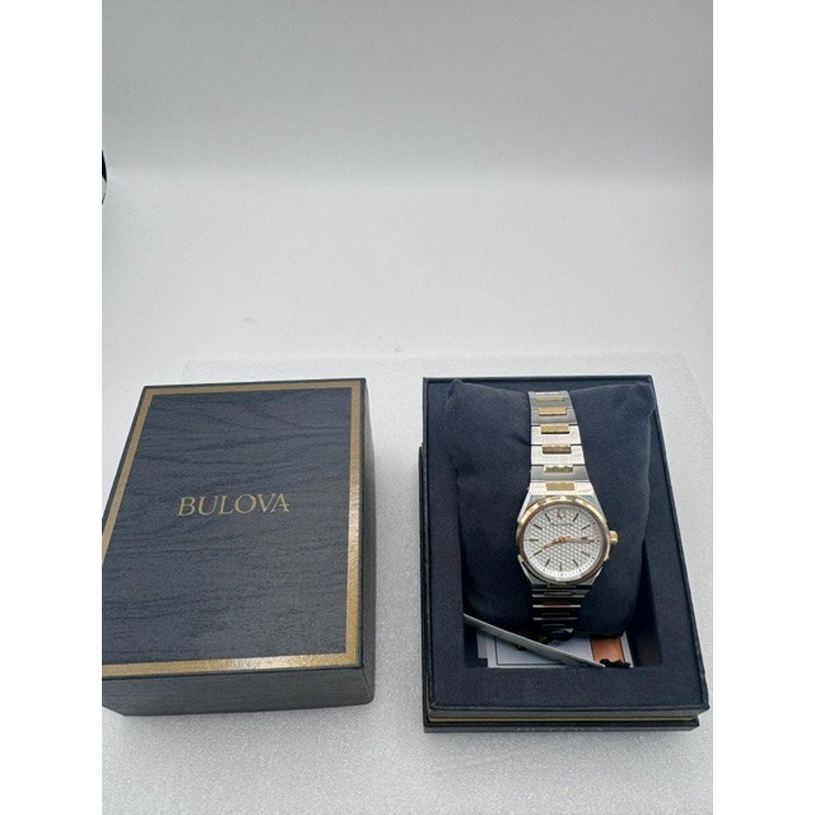 NEW Bulova Women's Classic Two-Tone Stainless Steel Quartz Watch 98L323