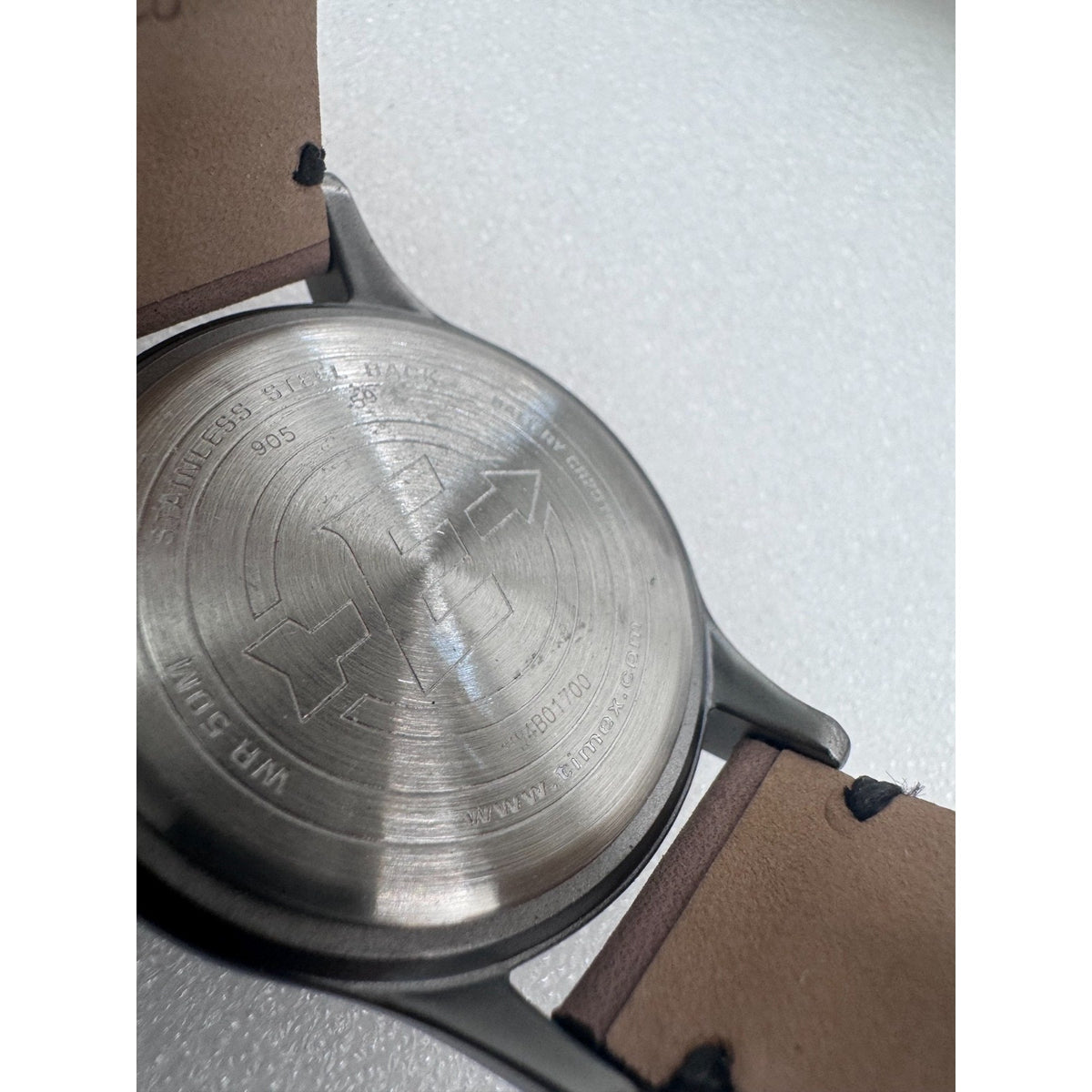 Timex Expedition Scout Watch Men 40mm Black Dial Gray Tone Date UNIQUE STRAP