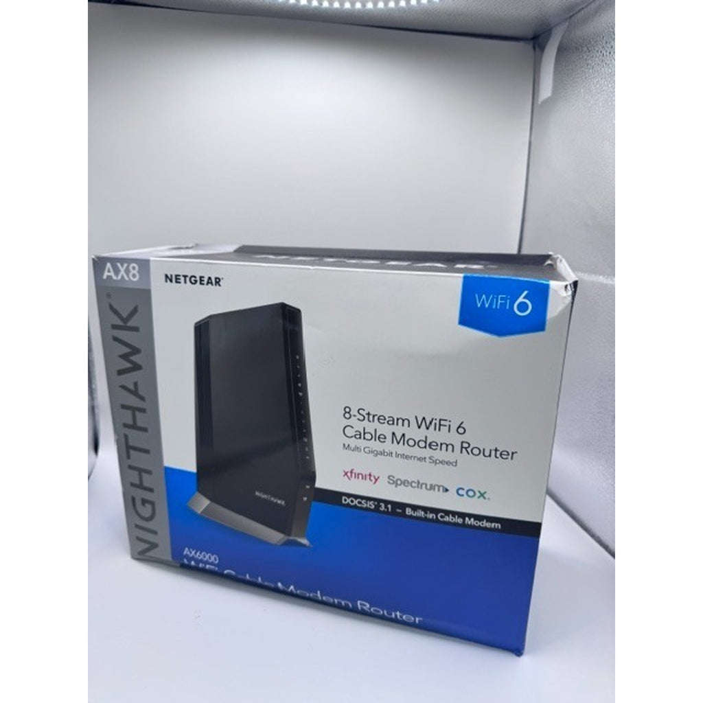 NETGEAR Nighthawk AX6000 Wi-Fi 6 DOCSIS 3.1 Cable Modem Router AX8