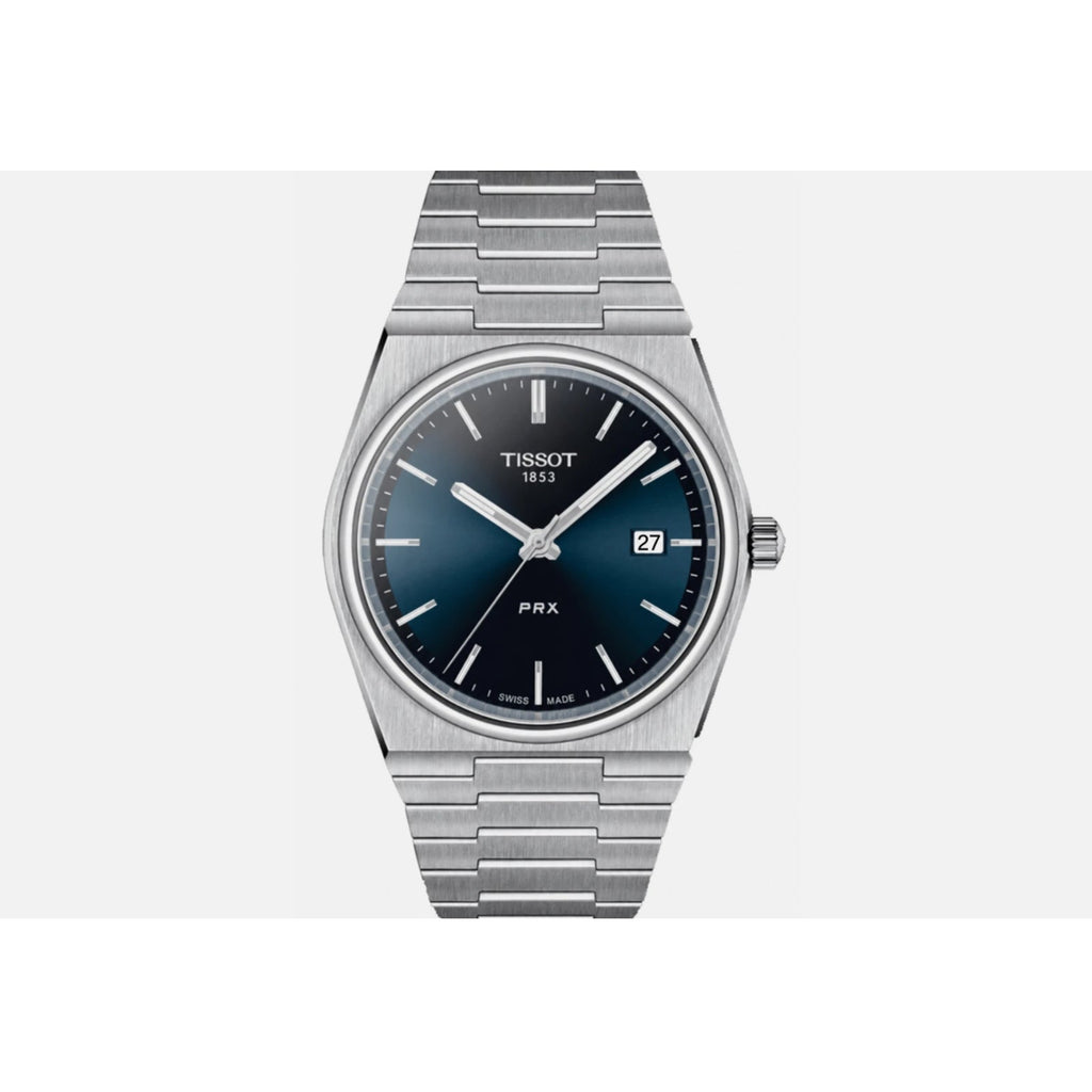 TISSOT PRX Blue Dial 40mm Men's Quartz Watch - T137.410.11.041.00 STICKERS