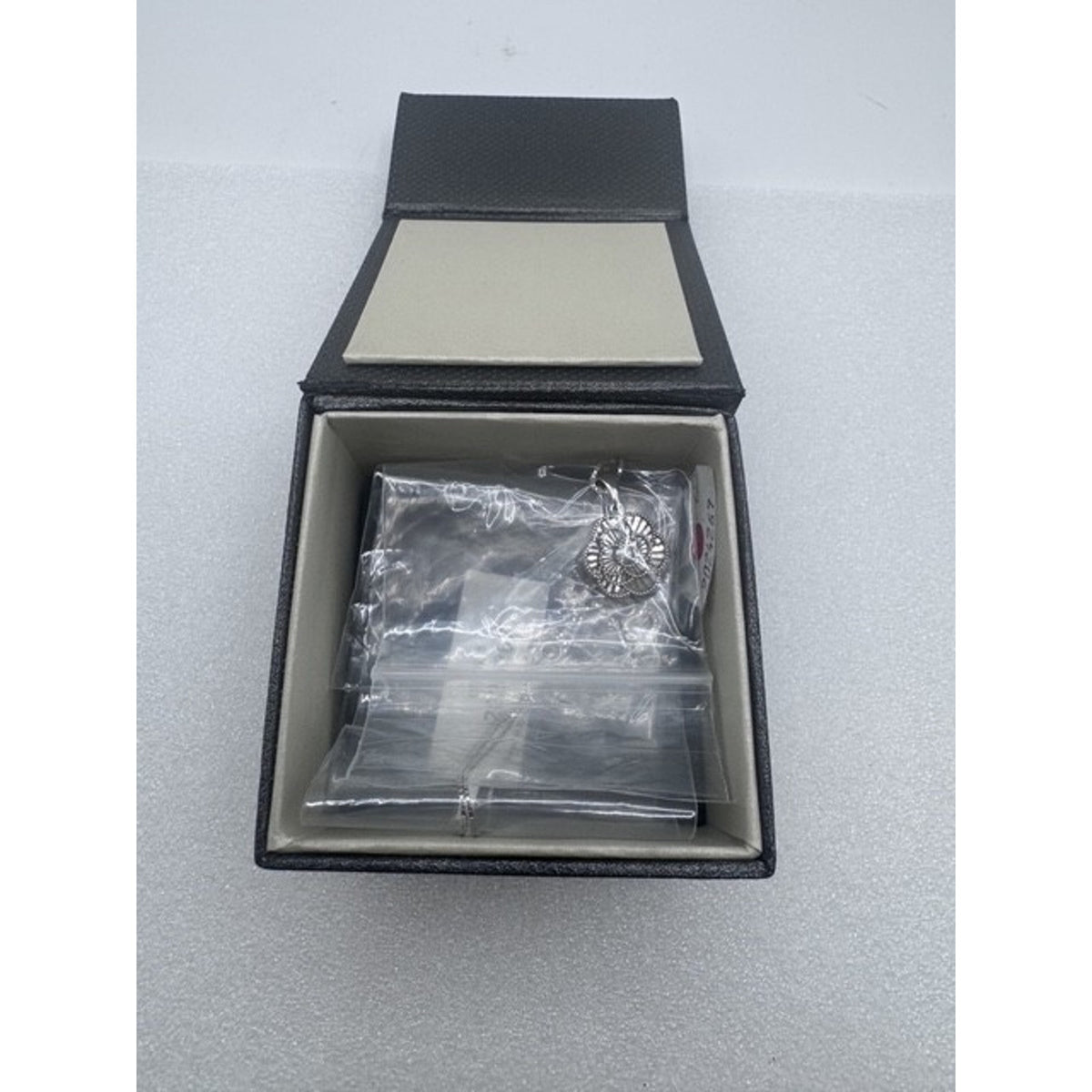 White Gold Diamond Cut Floral Pendant from Costco 14 Karat