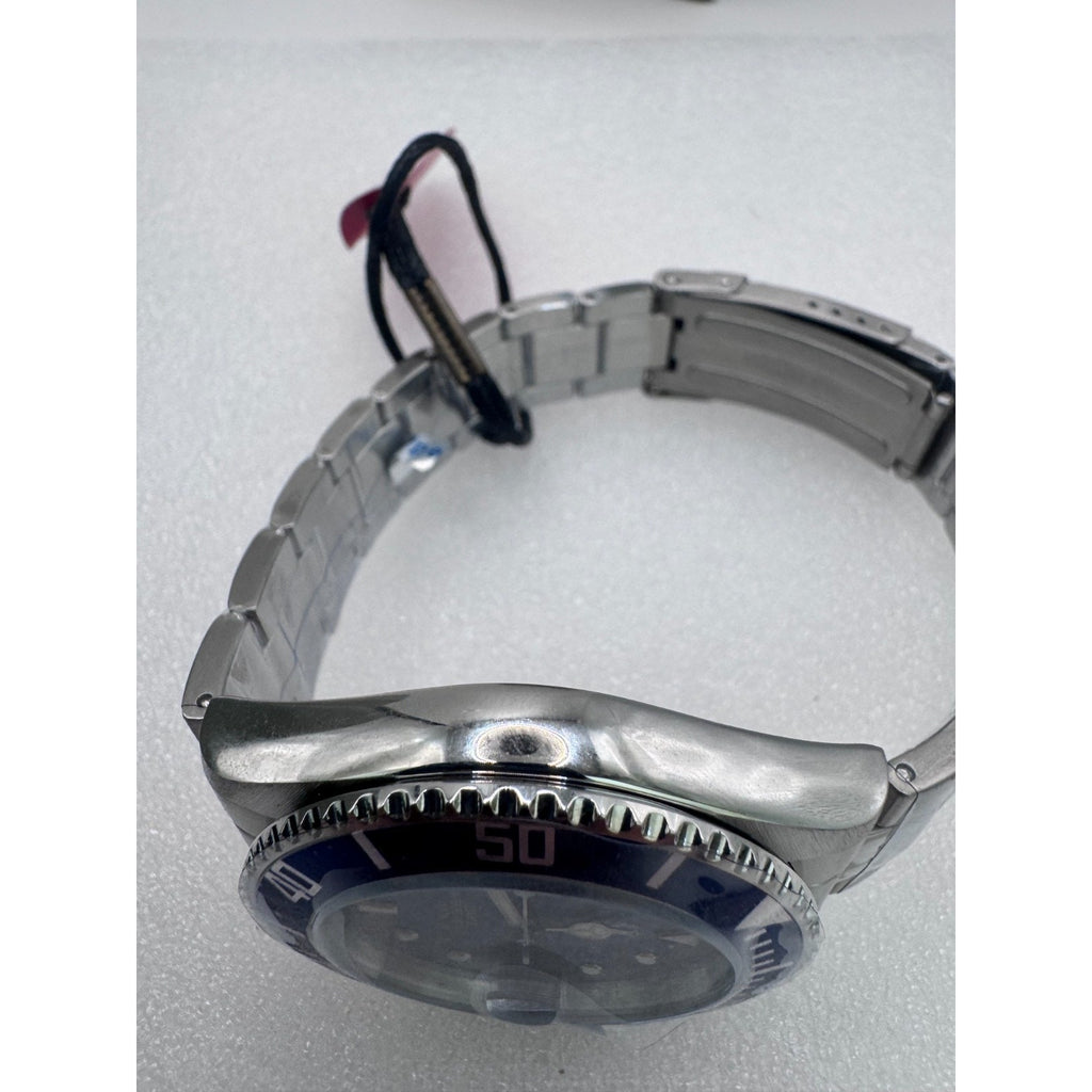 Charles-Hubert Blue Diver Paris Mens Stainless Steel Quartz Watch #3812