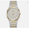 Bulova Classic Two-Tone Stainless Steel Quartz Men's Watch 98B424 w stickers