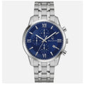 Bulova Sutton Chronograph Blue Dial Stainless Steel Men's 41mm Watch 96B476
