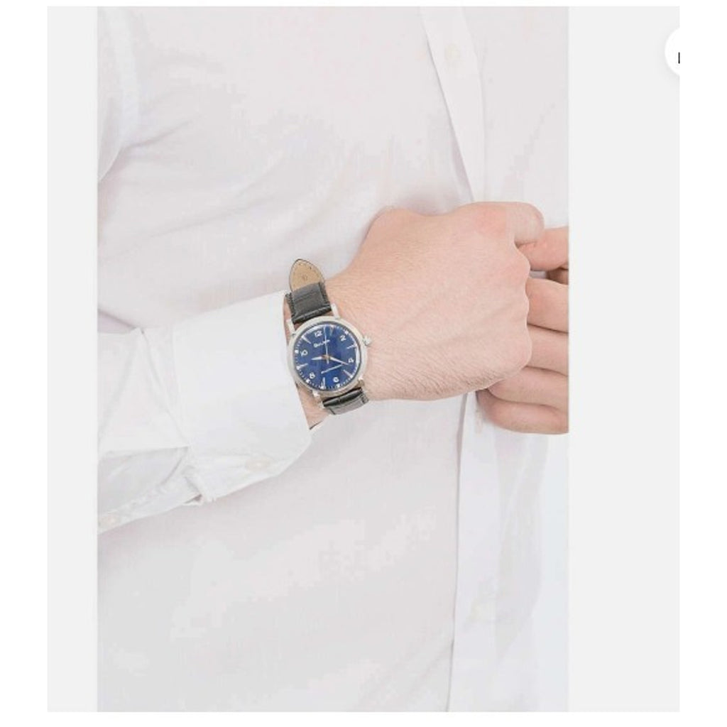 Bulova 96A242 Classic Automatic Blue Dial Leather Strap Selfwinding Watch $499