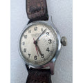 Vintage Swiss Made Tevo Incabloc Mens Mechanical Watch military-style, 1940s–50s
