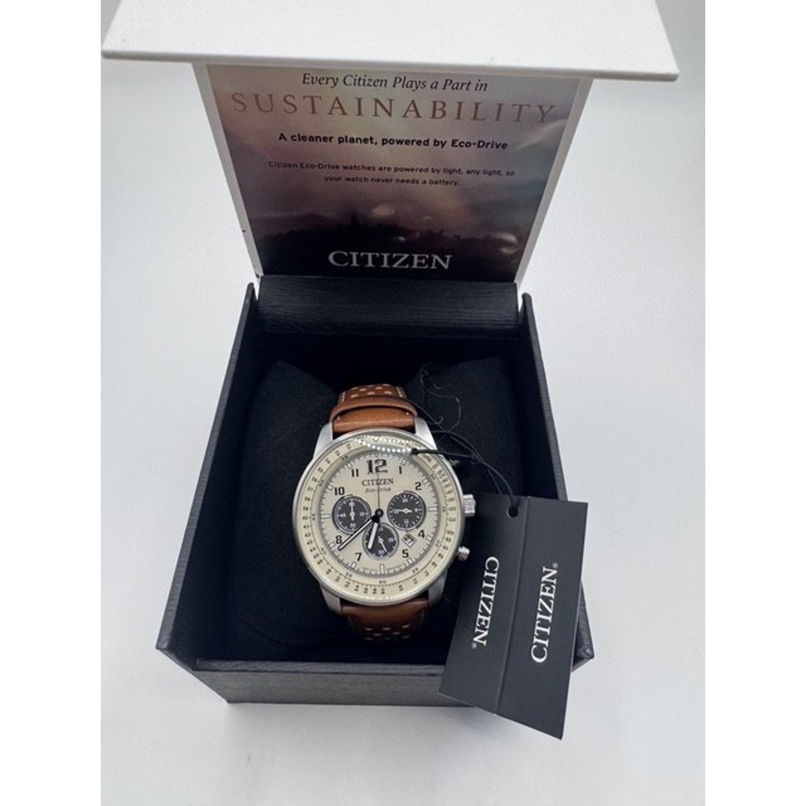 Citizen Men's Chronograph Eco-Drive Stainless Steel Watch CA4500-08X