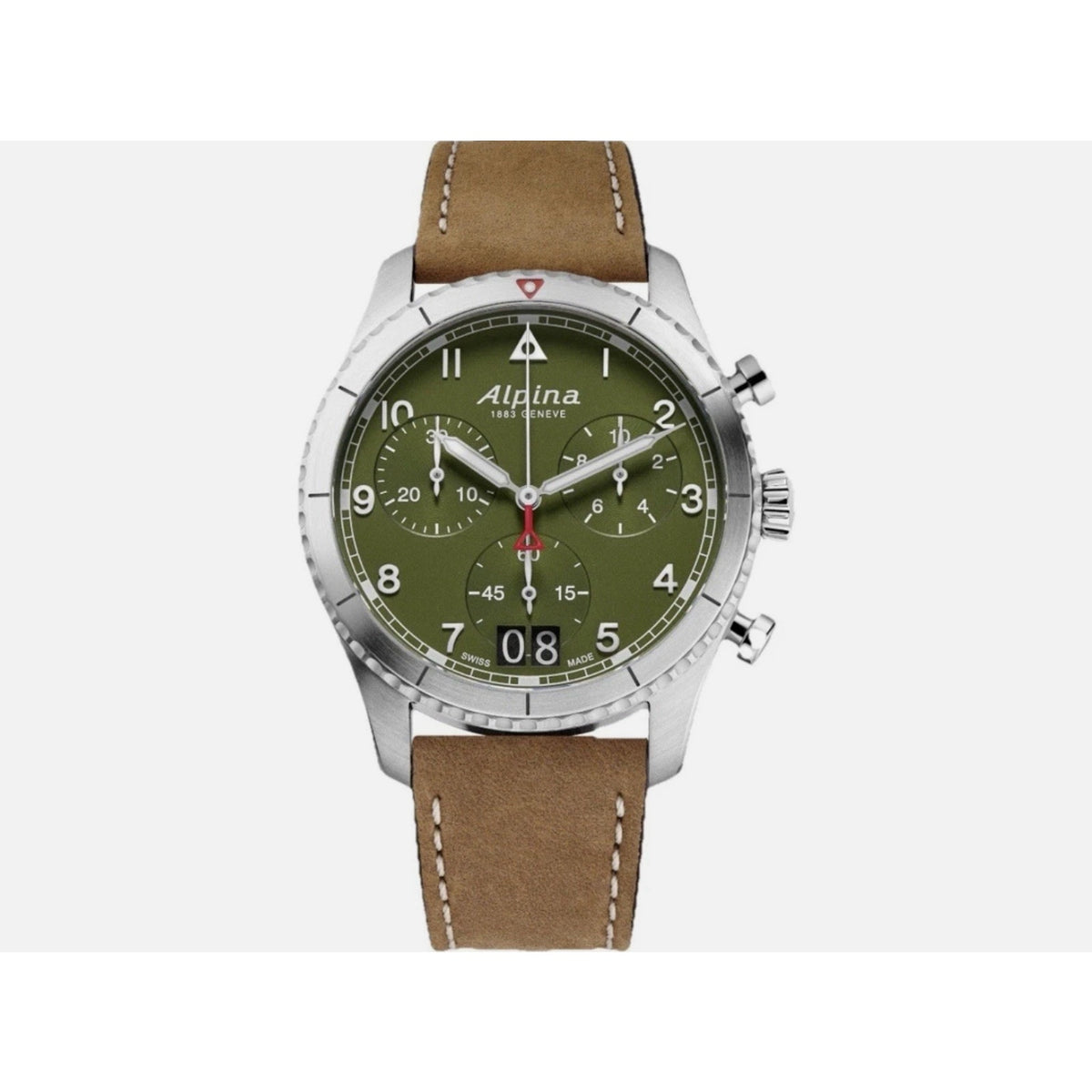 Alpina Pilot Chronograph Mens Watch AL-372GR4S26
