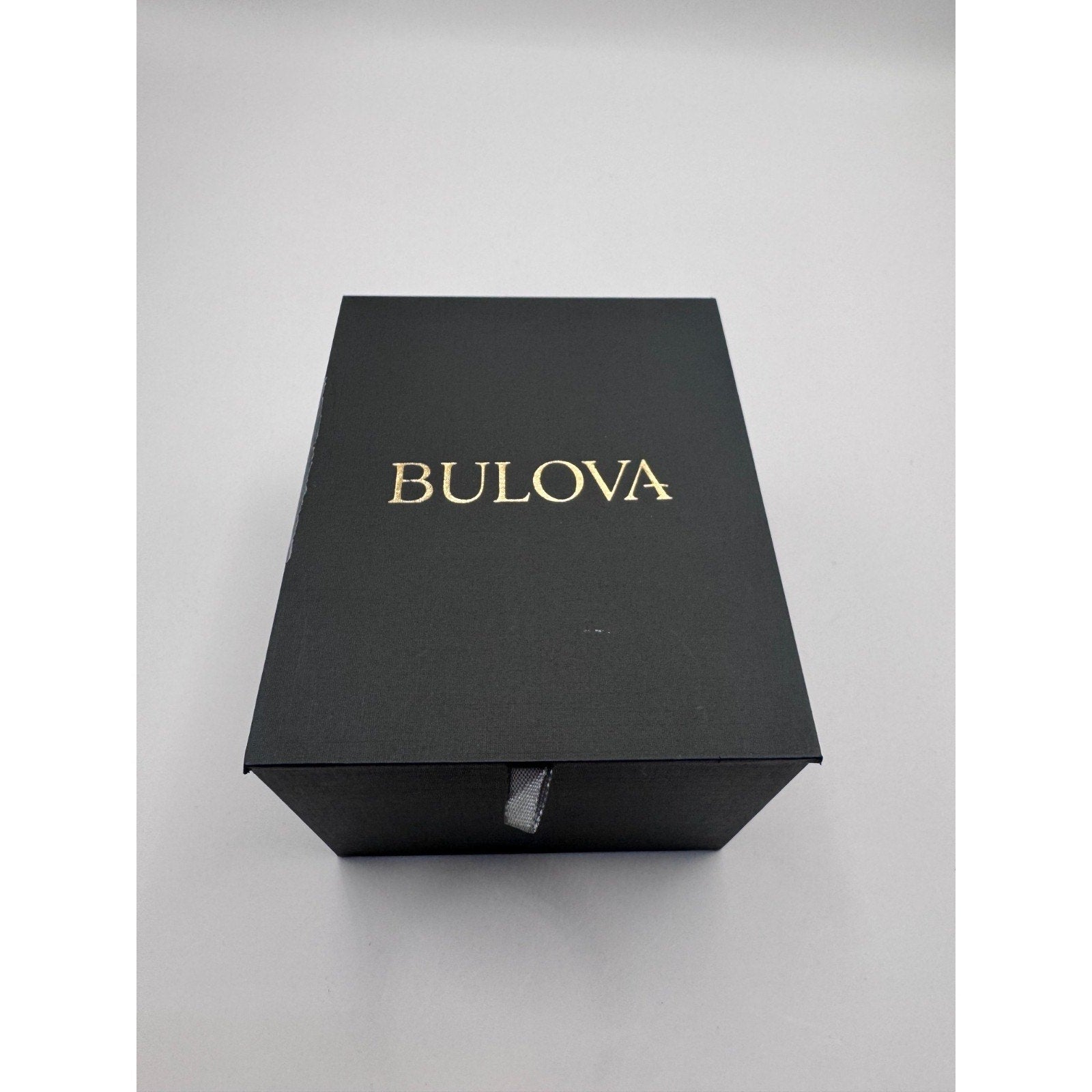 RARE Bulova Classic 96P262 Diamond Blue Dial Stainless Steel Women's Watch