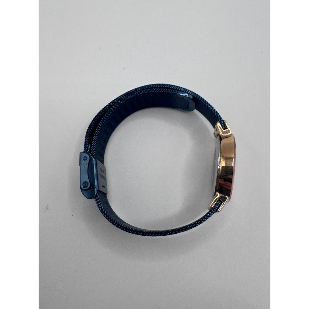 AWESOME Bering Women's 10126-367 Time Classic Steel Rosegold Blue Watch
