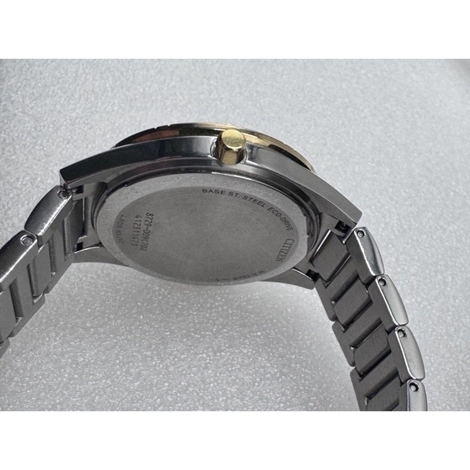Citizen Eco-Drive Ladies Watch Two-Tone Stainless Steel Crystal Accents