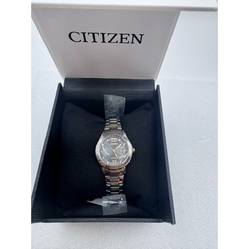 Citizen Eco Drive Gemmed MOP Dial Classic 30mm Women's Quartz Watch FE1136-59H