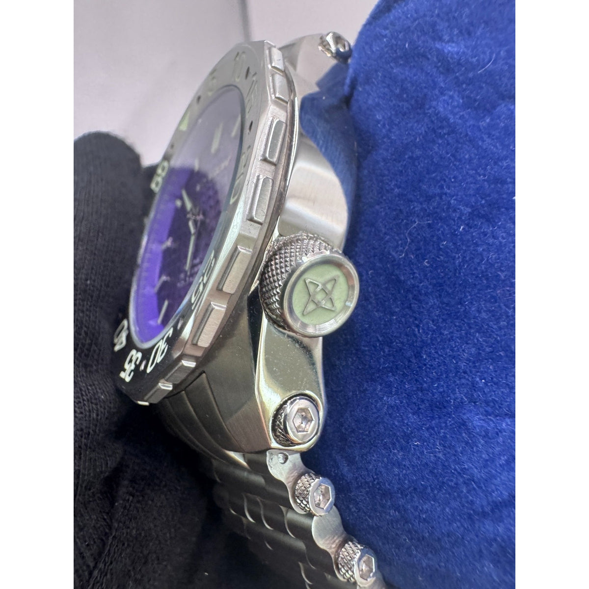 ARAGON Sea Charger G2 NH35 Automatic 44mm Purple 24 Jewels