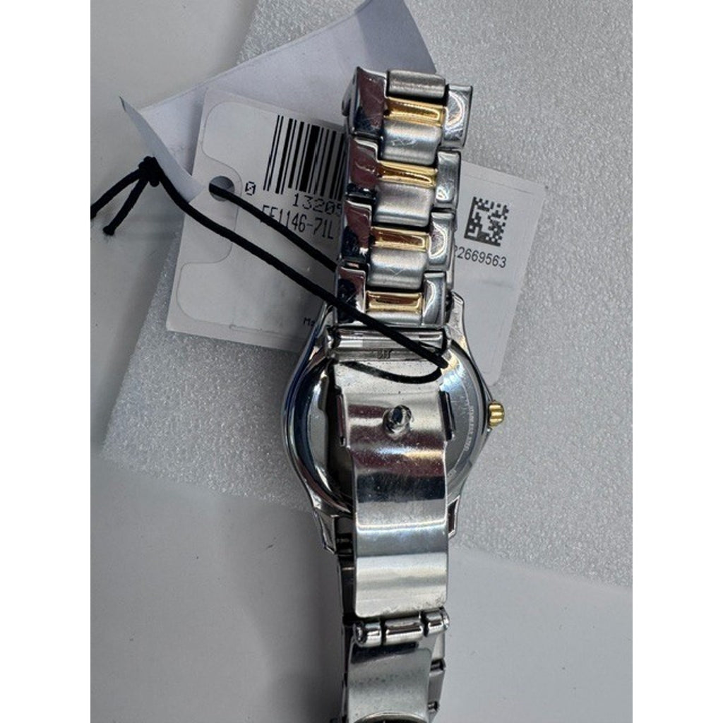 Citizen FE1146-71L Eco-Drive Two-Tone Crystal Diamond Ladies Watch 29mm
