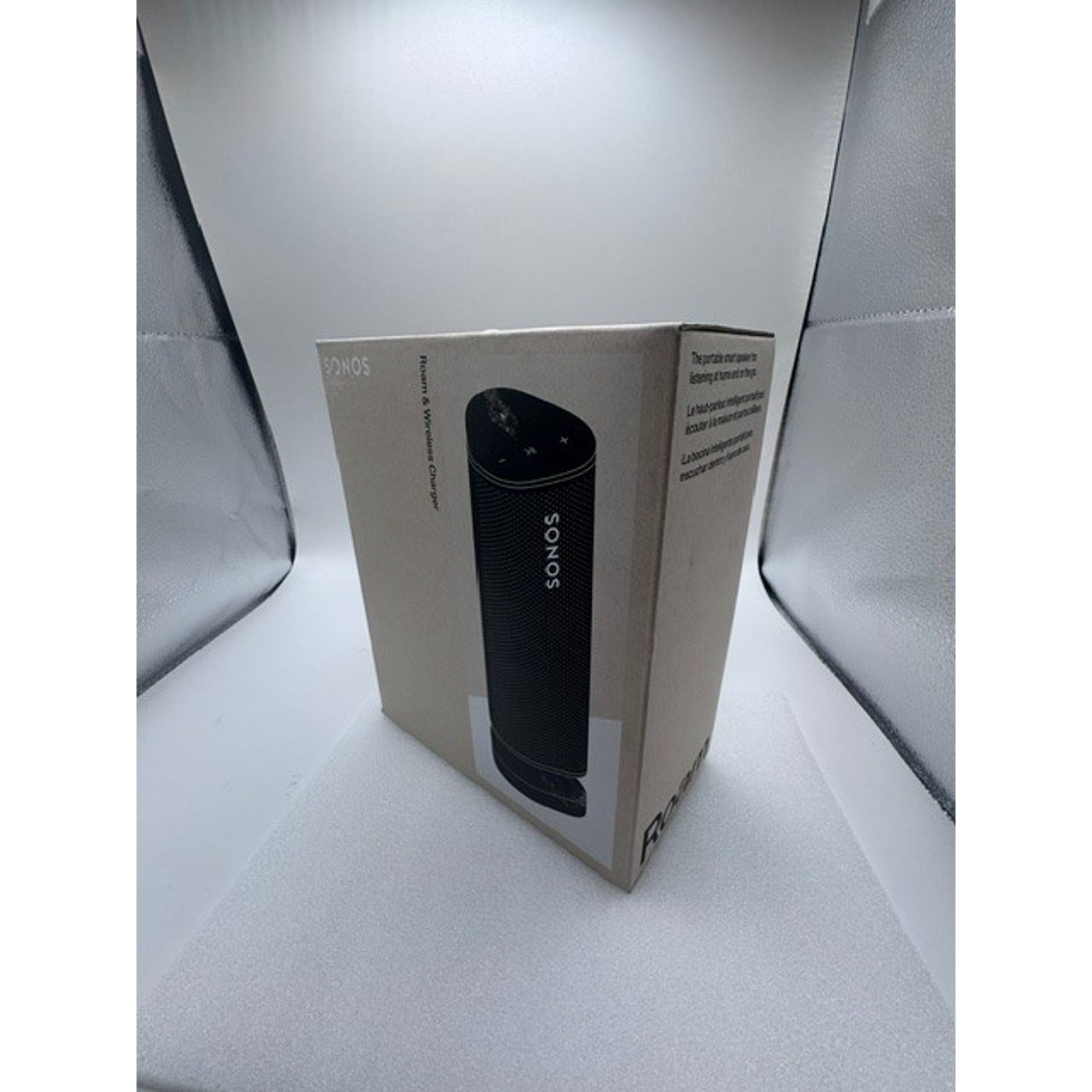Sonos Roam & Wireless Charger Set New, Portable Smart Speaker, Bluetooth & WiFi
