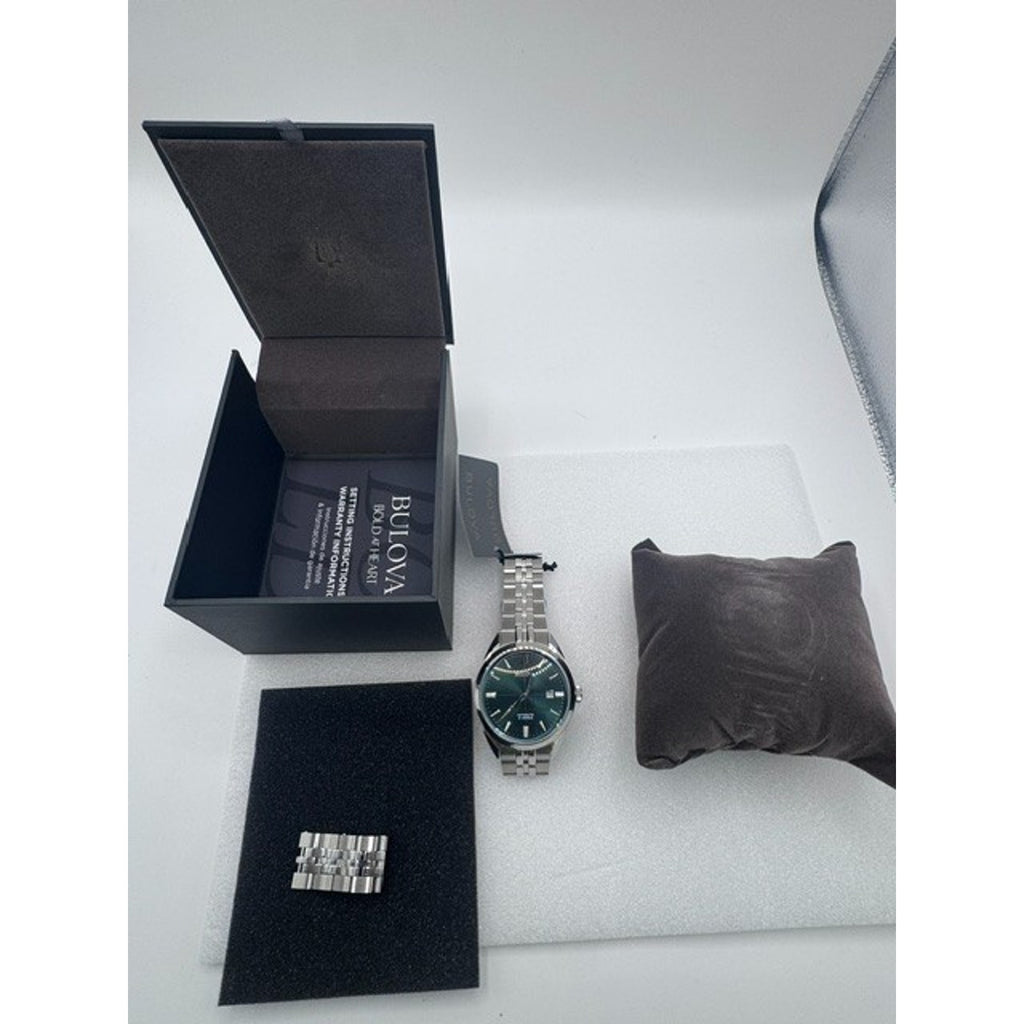 Bulova Sutton 96B424 Sutton Stainless Steel Automatic Men's Watch New MSRP- $349