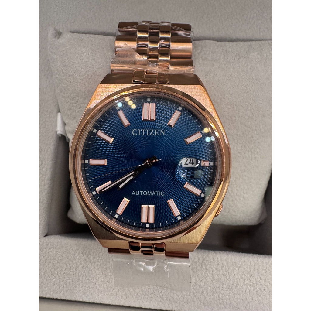 Citizen® Men’s Watch TSUYOSA Blue Dial Gold Automatic